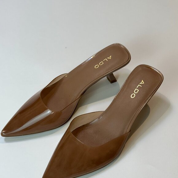 ALDO pointed-toe heeled mules - Picture 1 of 2